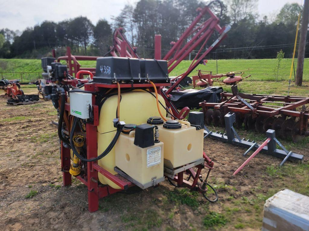 200 GALLON HARDI 3PH SPRAYER, 40' SPRAY WIDTH, AND MONITER/EXTRA FITTINGS