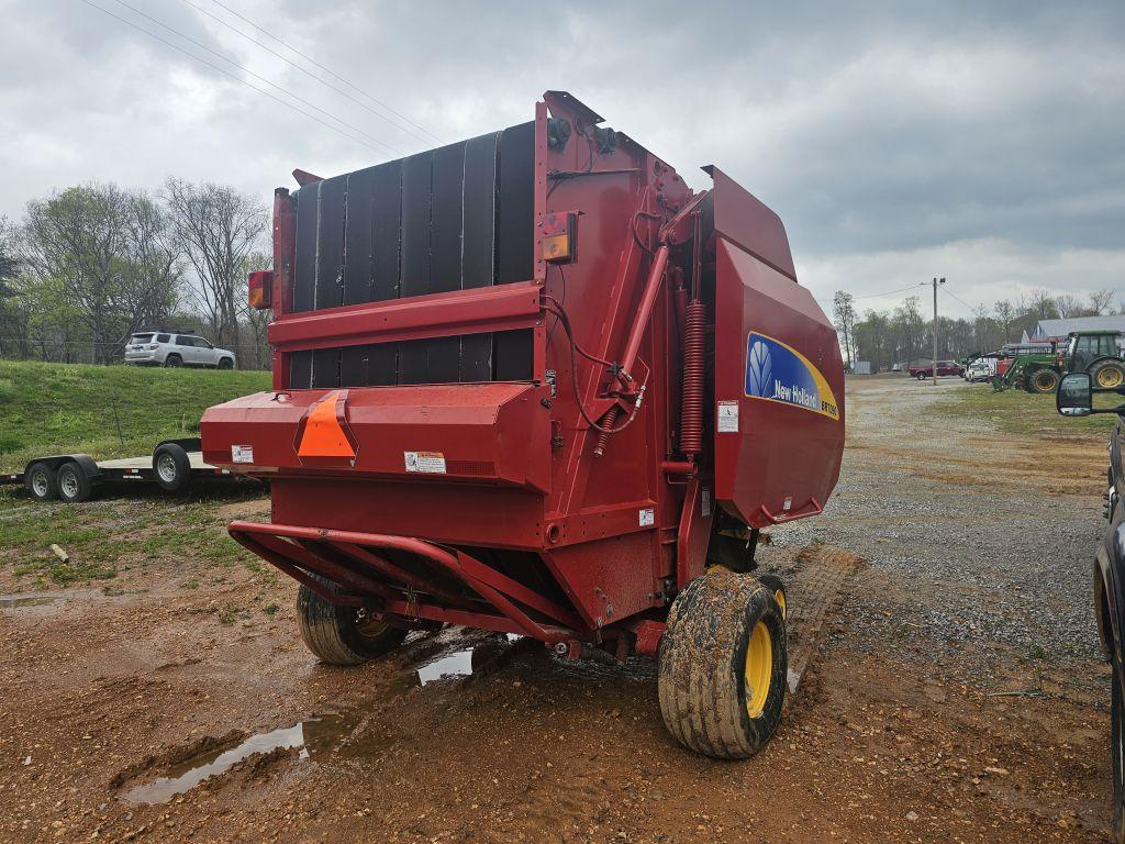 NEW HOLLAND BR7090 5X6 ROUND BALER, NO MONITOR