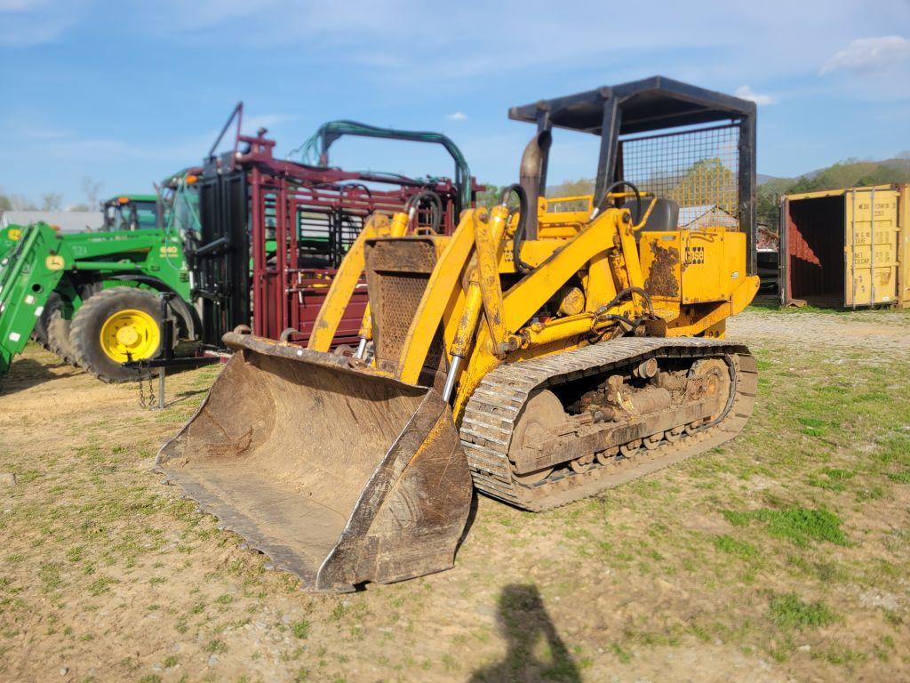 CASE 850-D TRACK LOADER, S:7075076, WITH 78'' TOOTH BUCKET, RUNS/DRIVES, US