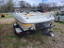 2004 STINGRAY SKIBOAT, 18'6'', GAS, S: PNYUSRE9K304, 3.0 VOLVO, HAS REGISTR