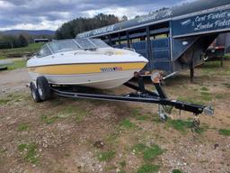 2004 STINGRAY SKIBOAT, 18'6'', GAS, S: PNYUSRE9K304, 3.0 VOLVO, HAS REGISTR