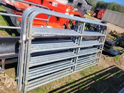 USED 8' GALVANIZED GATE