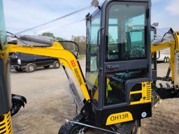 2024 UNUSED AGT CAB MINI EXCAVATOR,BUCKET, RATO&STRATTON AND EPA, M:QH13R,