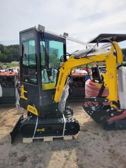 2024 UNUSED AGT CAB MINI EXCAVATOR, BUCKET RATO & STRATTON AND EPA, M:QH13R