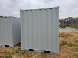 UNUSED 2024 9' CONTAINER, (REAR DOORS, SIDE DOOR, AND WINDOW), **SELLS ABSO