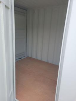 UNUSED 2024 9' CONTAINER, (REAR DOORS, SIDE DOOR, AND WINDOW), **SELLS ABSO