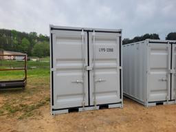 UNUSED 2024 9' CONTAINER, (REAR DOORS, SIDE DOOR, AND WINDOW), **SELLS ABSO