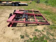 HOELSCHER HYDRAULIC GRAPPLE SQUARE, 18 BALE JOHN DEERE 640 COUPLINS HOOK-UP