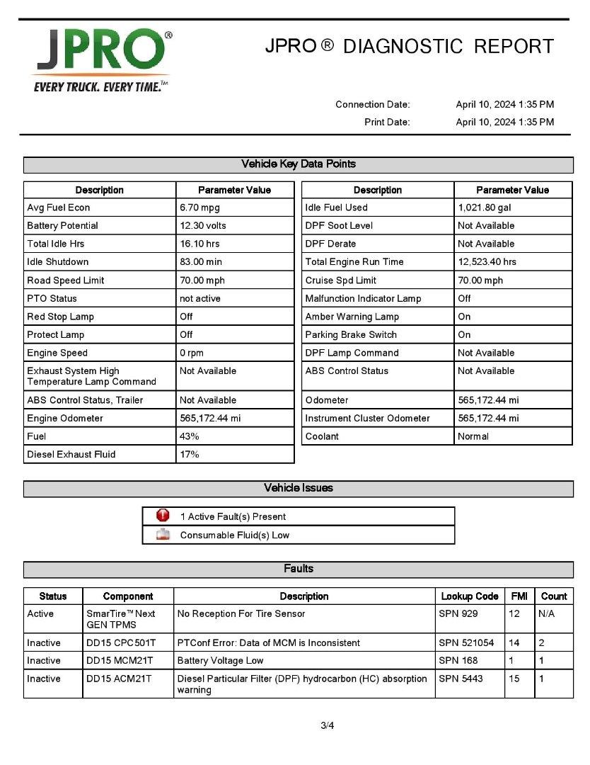 2013 KALMAR OTTAWA 6X4 Serial Number: 11VG815E7DA000035