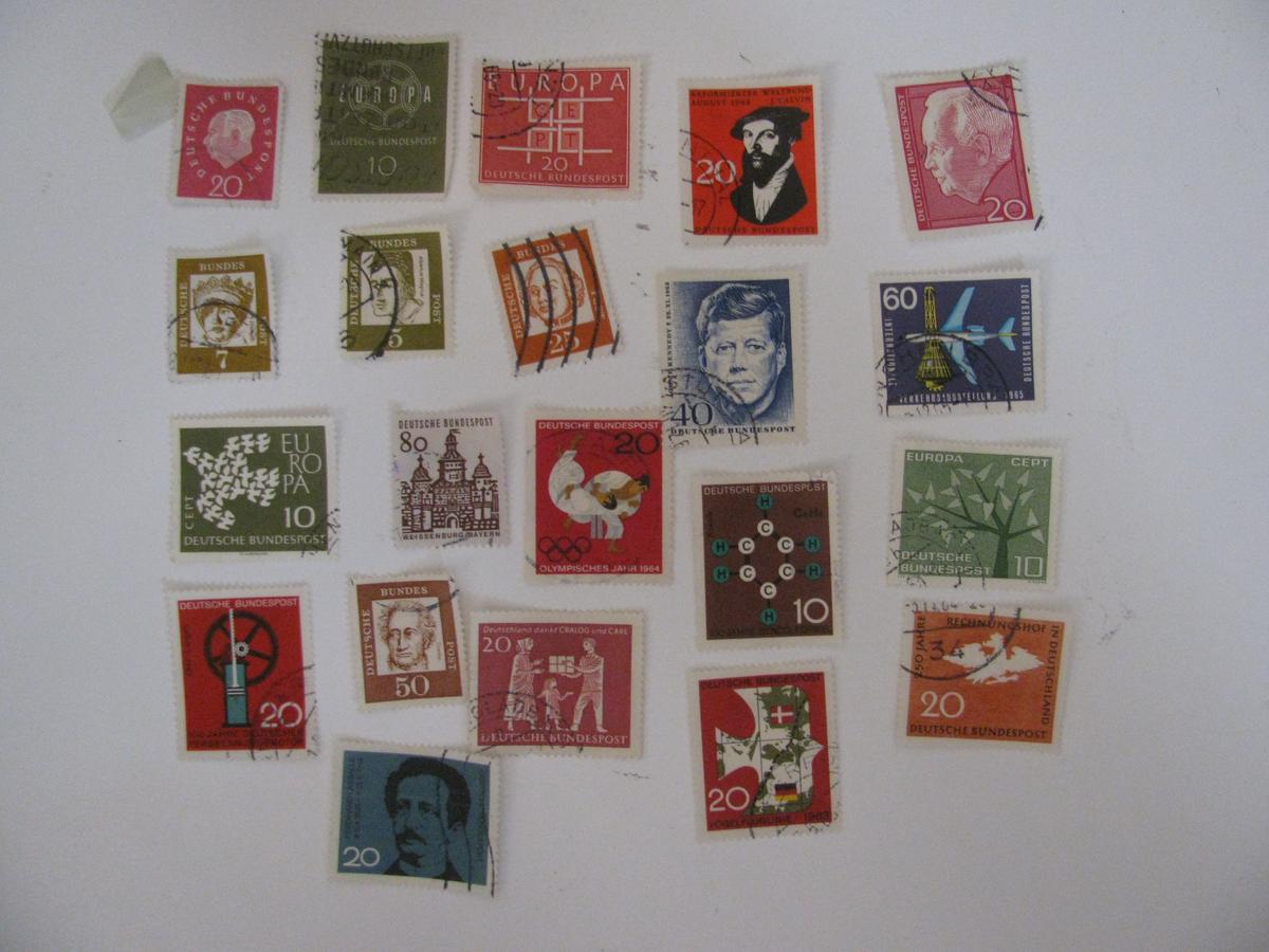 Vintage stamp set:  West Germany
