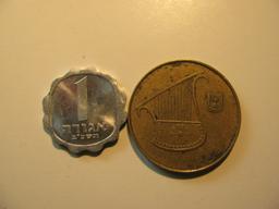Foreign Coins: Two Israel coins