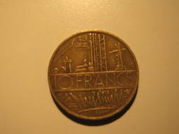 Foreign Coins: 1979 Belgium 10 Francs