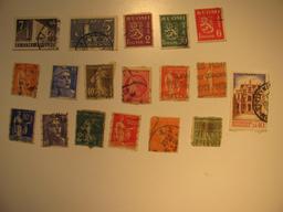 Vintage stamp set of: Finland & France