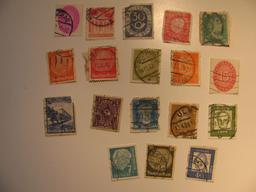 Vintage stamp set of: Germany