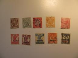 Vintage stamps set of:  Malaya, Pahang & Pakistan