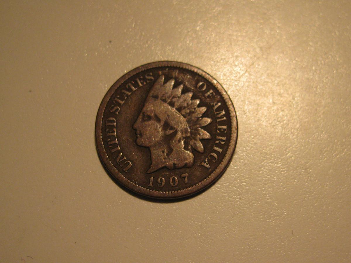 US Coins: 1907 Indian Head