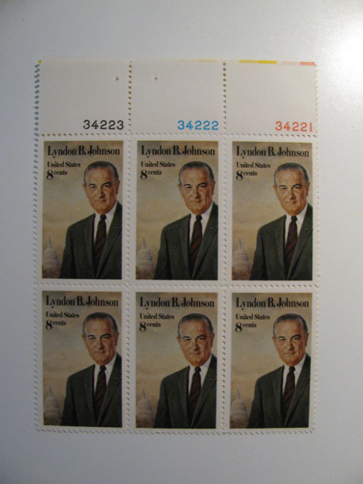 6  Vintage Unused Mint U.S. Stamps