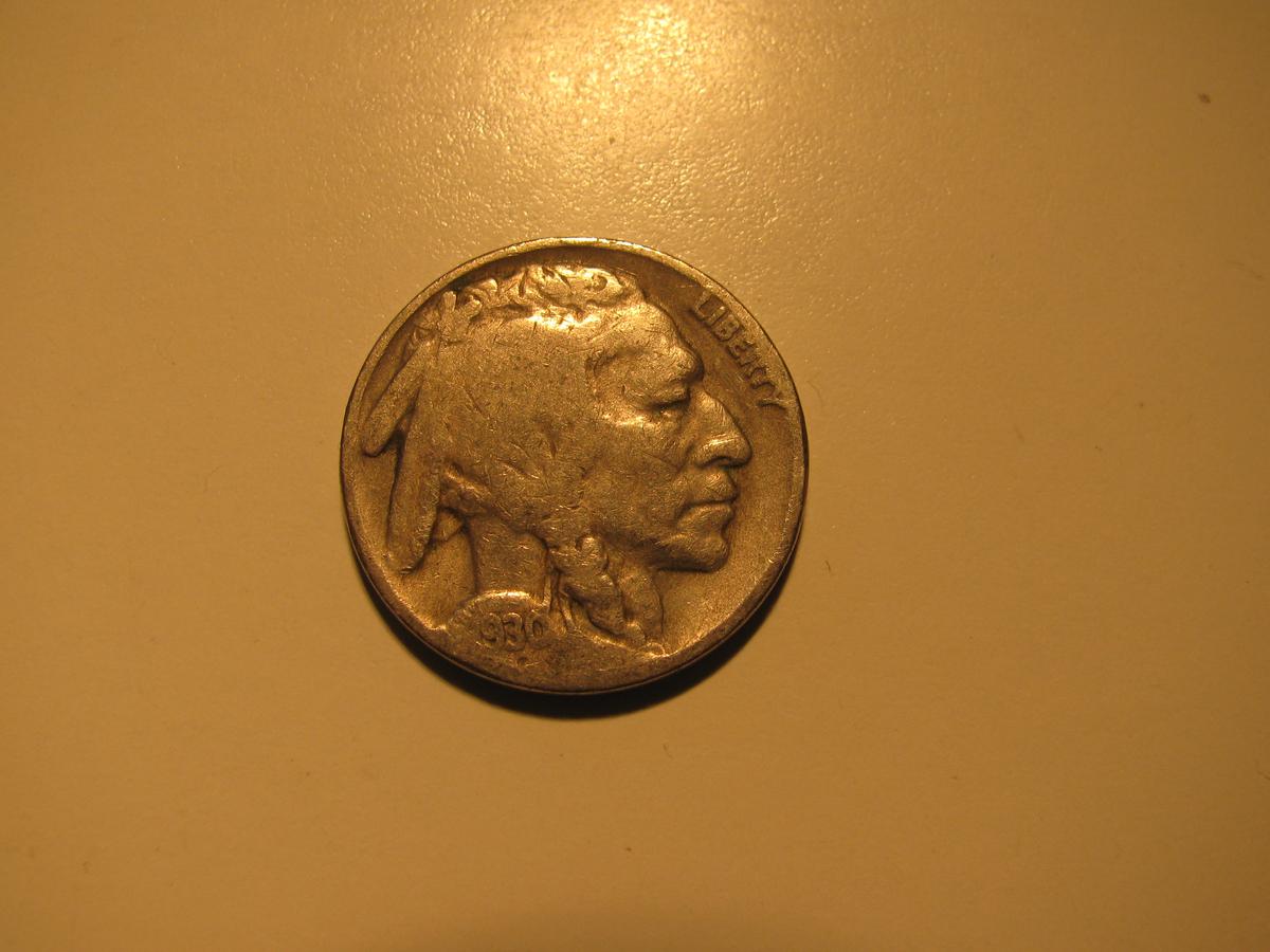 US Coins: 1930 Buffalo 5 cents