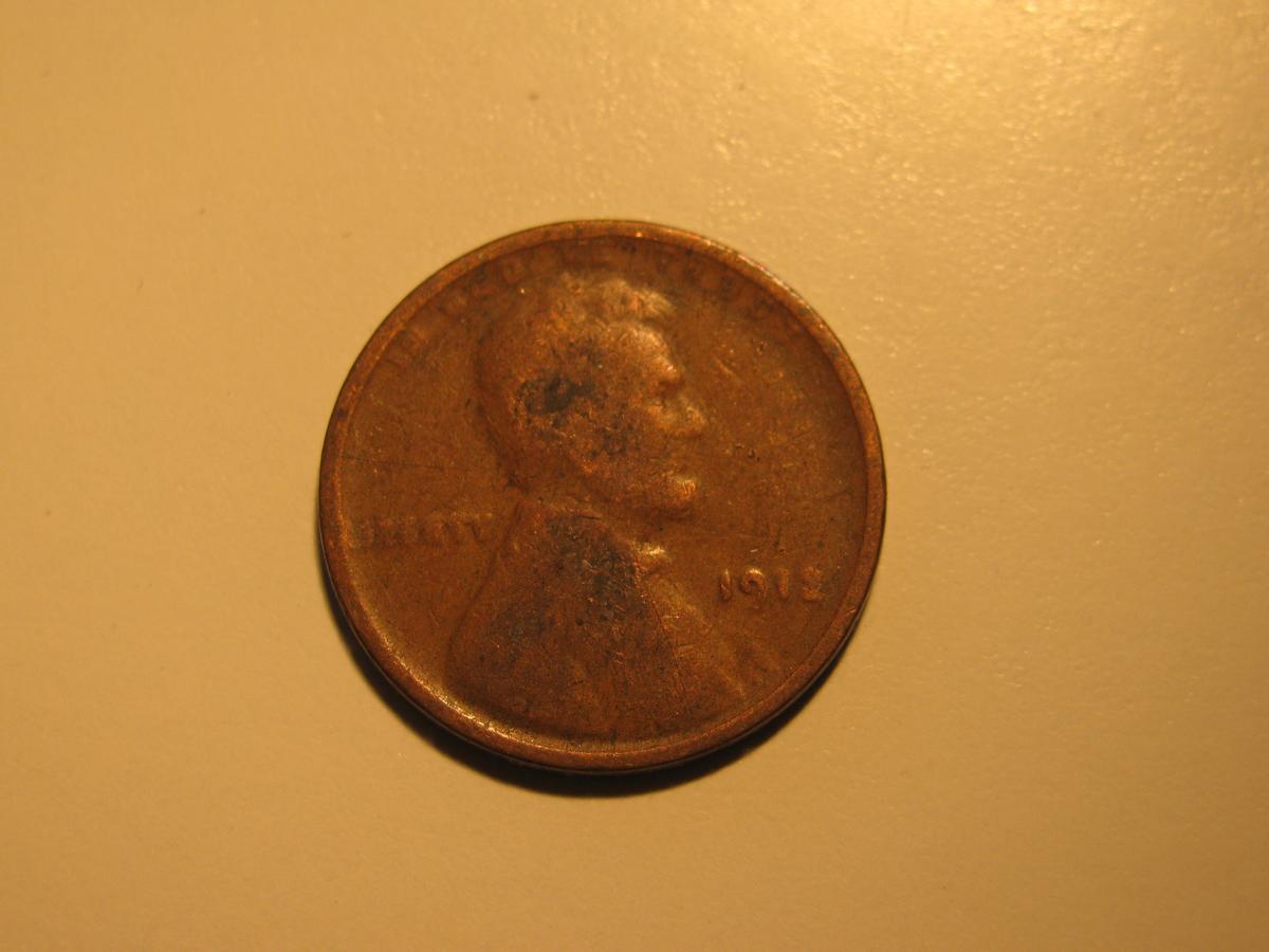 US Coins: 1912 Wheat penny