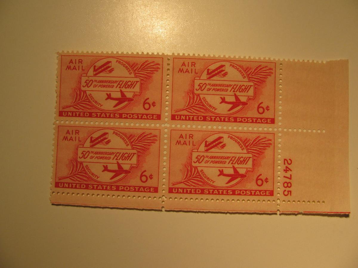 4 Vintage Unused Mint U.S. Stamps