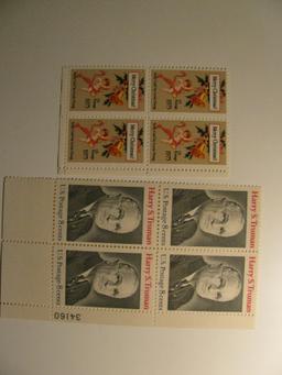 8 Vintage Unused Mint U.S. Stamps