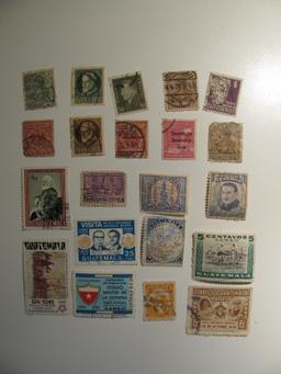 Vintage stamps set of: Germany & Guatmala