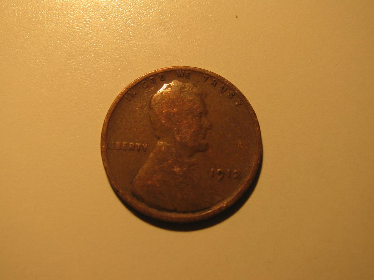 US Coins: 1912 Wheat penny