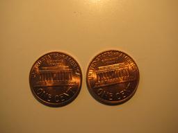 US Coins:  2x1963 pennies