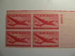 4 Vintage Unused Mint U.S. Stamps