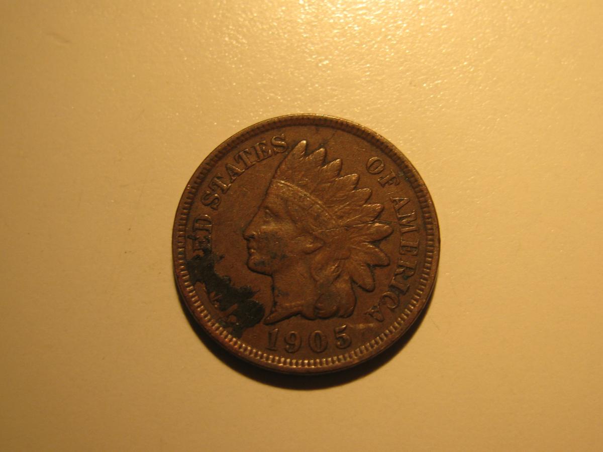 US Coins: 1905 Indian Head