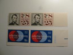 4 Vintage Unused Mint U.S. Stamps