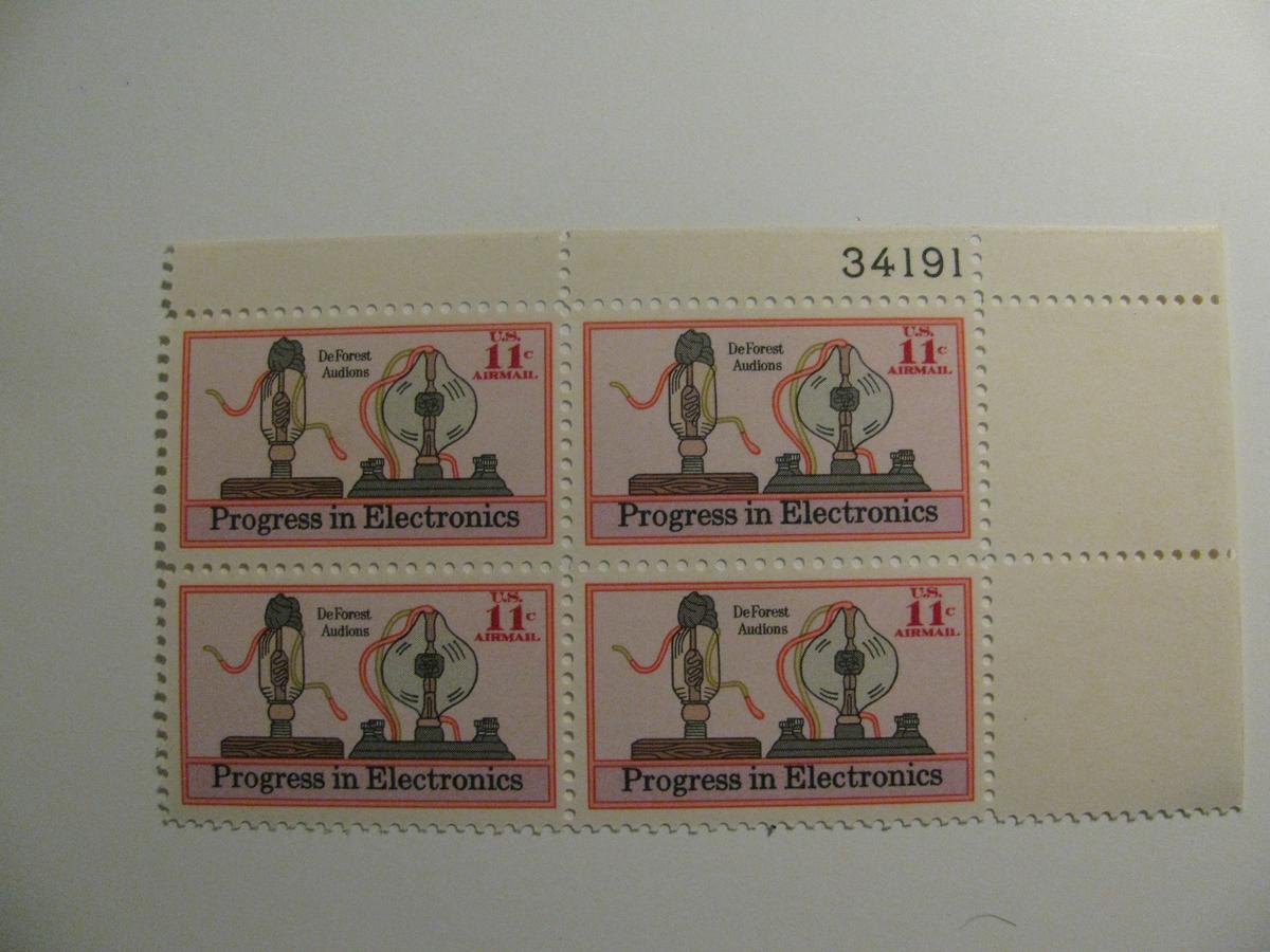 4 Vintage Unused Mint U.S. Stamps