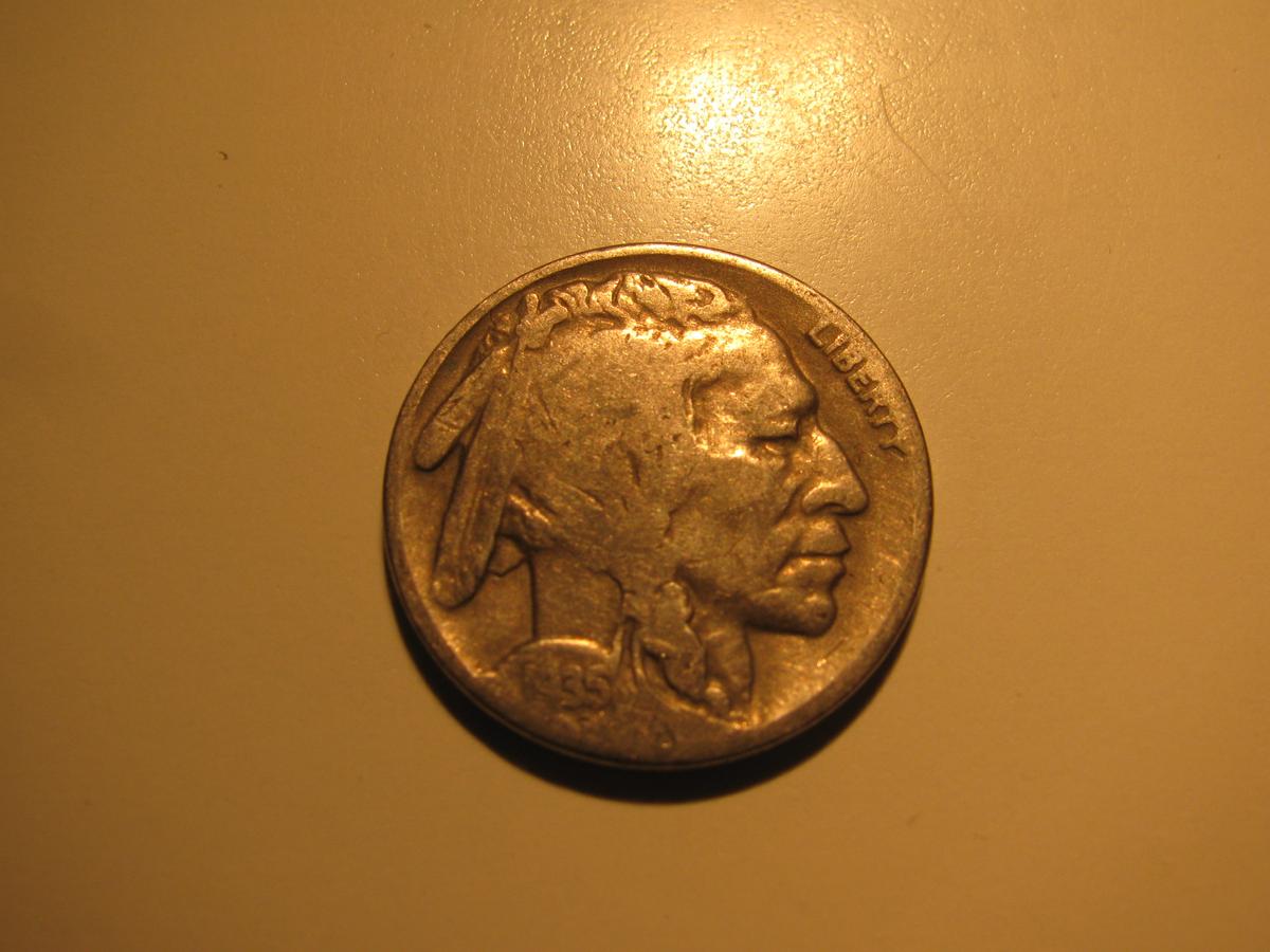 US Coins: 1x1935-S Buffalo 5 cents