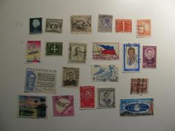 Vintage stamps set of: Netherlands & Philippnes