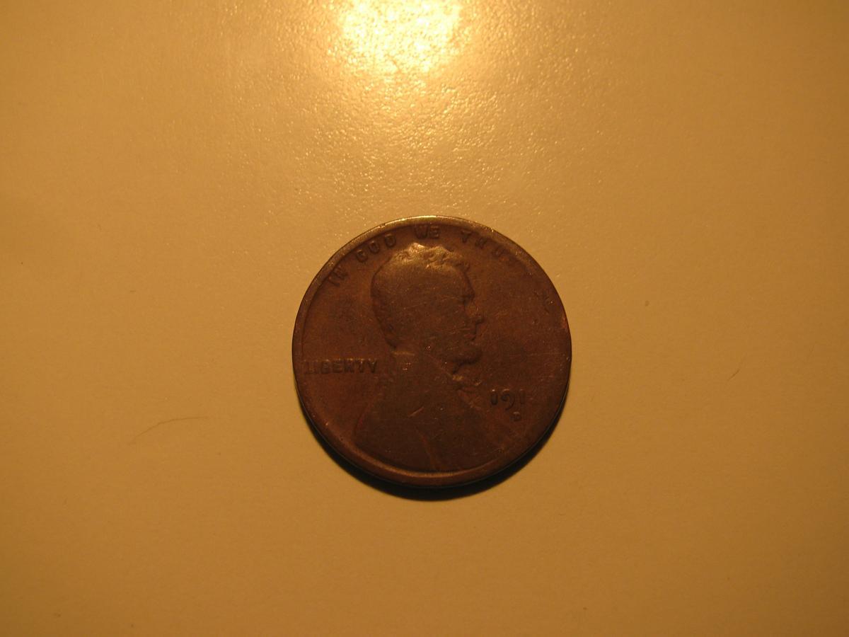 US Coins: 1913-D Wheat penny