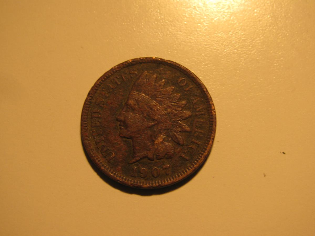 US Coins: 1907 Indian Head