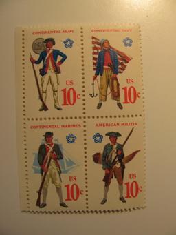 4 Vintage Unused Mint U.S. Stamps