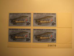 4 Vintage Unused Mint U.S. Stamps