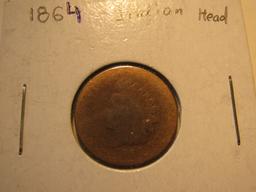 US Coins: 1864 Indian Head