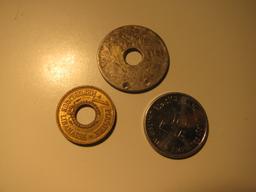 Foreign Coins: 3 Middle Eastern coins