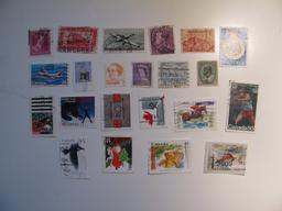 Vintage stamps set of: Belgium & Canada