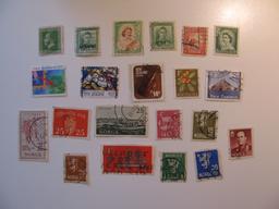 Vintage stamps set of: Norway & New Zealand