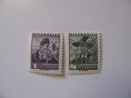 2 Austria Unused  Stamp(s)