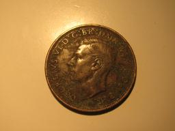 Foreign Coins: 1951 Australia Penny