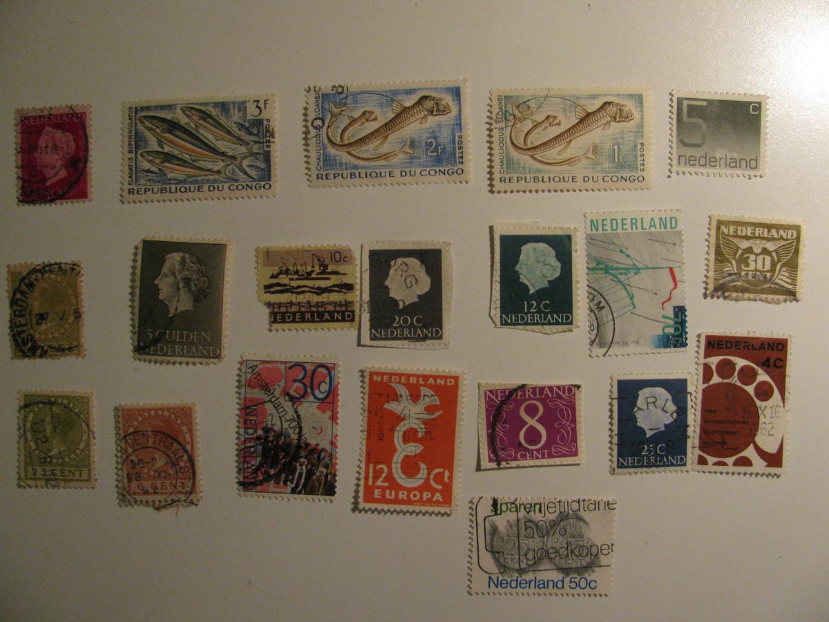 Vintage stamps set of: Netherlands & Congo