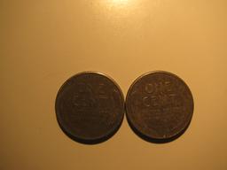 US Coins:2x 1943-D Steel pennies