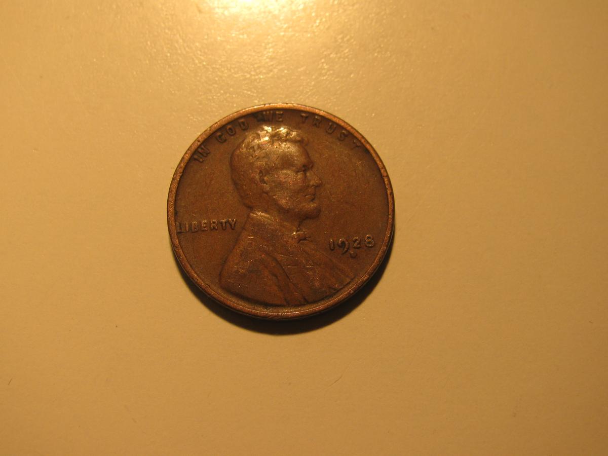 US Coins: 1x1928-D Wheat penny