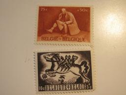 2 Belgium Unused  Stamp(s)