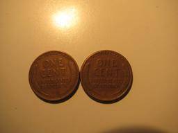 US Coins: 2x1929-S Wheat Pennies