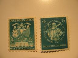 2 Nazi Germany Unused  Stamp(s)